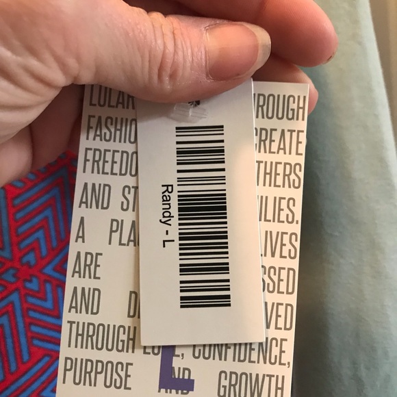 NWT Lularoe L Randy - Picture 3 of 3